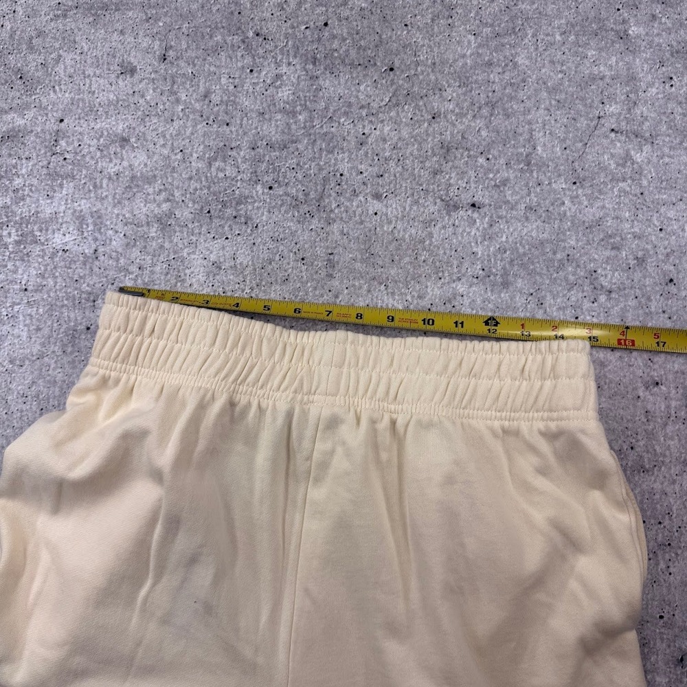 YoungLA W202 Script Joggers Light Yellow Gym Workout Sweatpants Womens XL New - Picture 7 of 8
